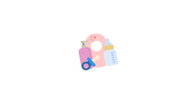 Baby Products Infant Care Items Animation