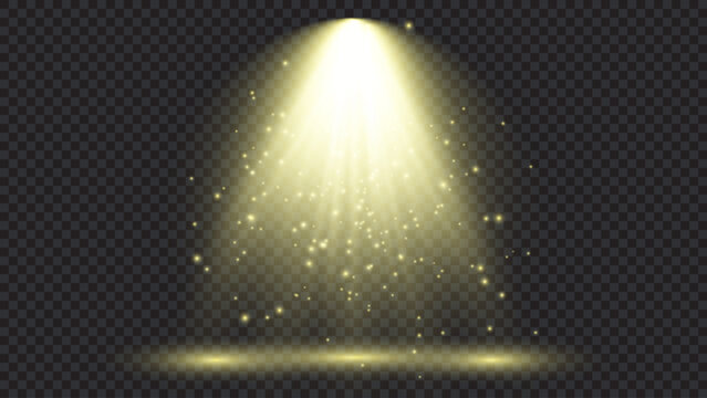 Lighting with spotlight illumination effects