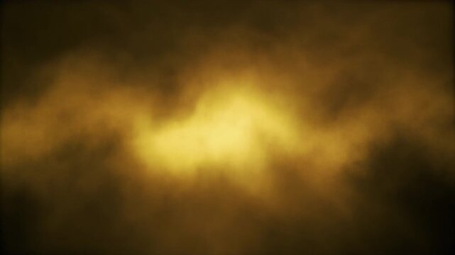 Futuristic golden fog light smoke expanding contracting softly luminous inner glow cinematic seamless surreal ambience cascading softly abstract unique style ultra realistic loop