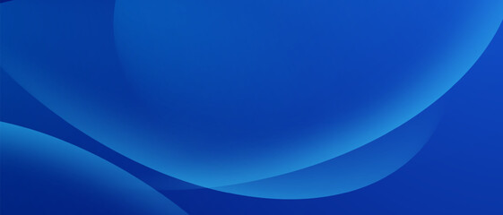 Fototapeta na wymiar Dynamic blue wave layers with subtle depth and gradient shading. Contemporary abstract background suitable for web design, template, poster, and technology themes.