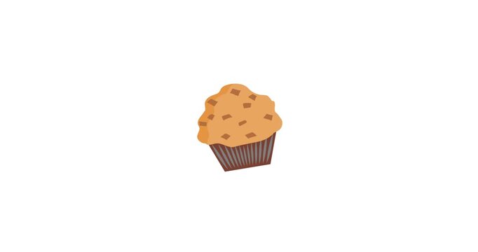 Muffin Baked Dessert Breakfast Animation