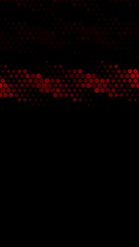 Red dots digital pattern abstract tech background animation