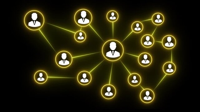 Stakeholders concept for business finance stakeholder investment management. Different stakeholders contact collaboration for company or animation.. Businessman showing stakeholders . 