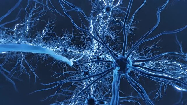 Neuron Cell Brain Activity Electricity.