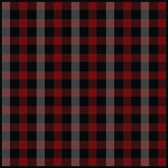 Red and Black Plaid Pattern Fabric Texture Background