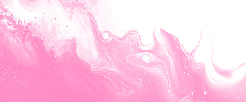Vibrant pink fluid ink vector background
