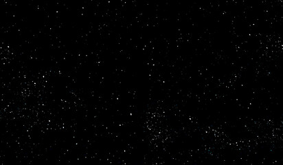 Space star shape sky night background, black starry cosmos abstract pattern dark blue science, textile cosmic galaxy astronomy decoration fantasy wallpaper landscape. © wing-wing