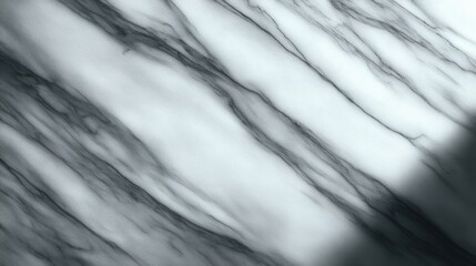 Elegant white marble background with subtle gray patterns creates a unique surface perfect for design and art presentation