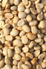 Close up of coffee beans for background