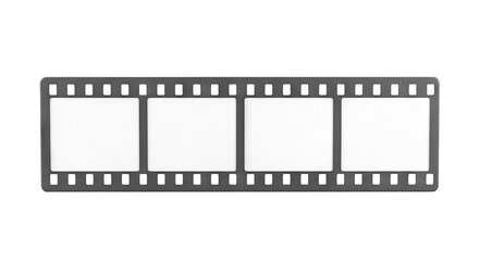 Blank Film Strip with Four Frames