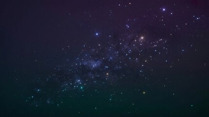 Obraz premium Night sky with dense star clusters and cosmic dust clouds starry sky stars