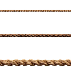 rope set isolated on white background.