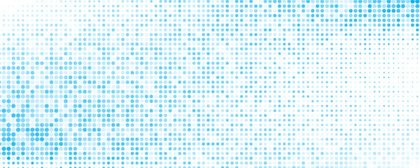 Baby blue pop art background in retro comic style with halftone dots design.Eps10 © ifon