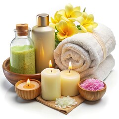 Holistic Healing and Self-Care Arrangement for Massage Therapy Center