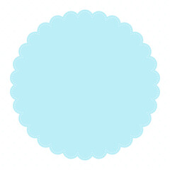 水色のかわいい格子柄とフレーム5_正方形