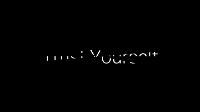 A motivational video about trusting yourself and your abilities