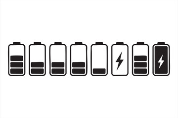 Charging level symbols for electric power monitoring and app interfaces