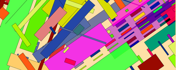 abstract colorful background with geometric pattern