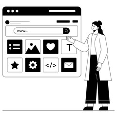 Adaptive Responsive PNG File On Transparent Background