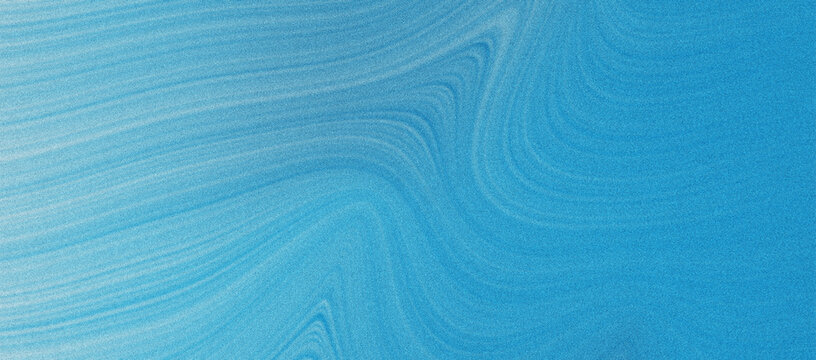 Abstract shimmering texture background vibrant aqua blue color with subtle swirling light and noise grains