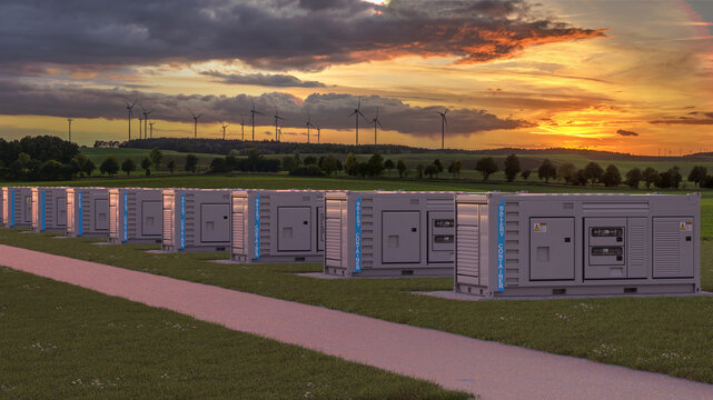 Battery Energy Storage System integrated into the natural environment