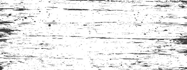 Obraz premium Black and White Distressed Grunge Texture Vector Background with Scratches and Ink Splatter Overlay Effect