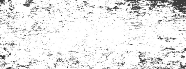 Obraz premium Distressed Black and White Grunge Texture Vector Overlay Abstract Background