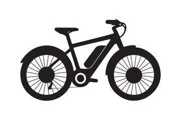 Fototapeta premium electric bike icon 