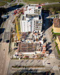 Construction d&rsquo;un b&acirc;timent urbain 