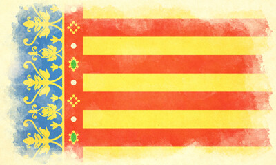 Valencia - vintage flag