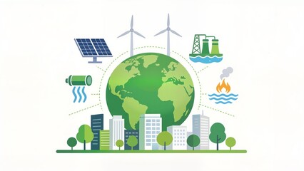Green energy and sustainable city