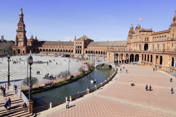 Fototapeta premium La Plaza de España di Siviglia 