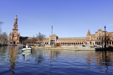 Fototapeta premium La Plaza de España di Siviglia 