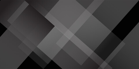 Obraz premium black abstract background with overlapping stripes. great for banner, website, poster, presentation, brochure, cover.