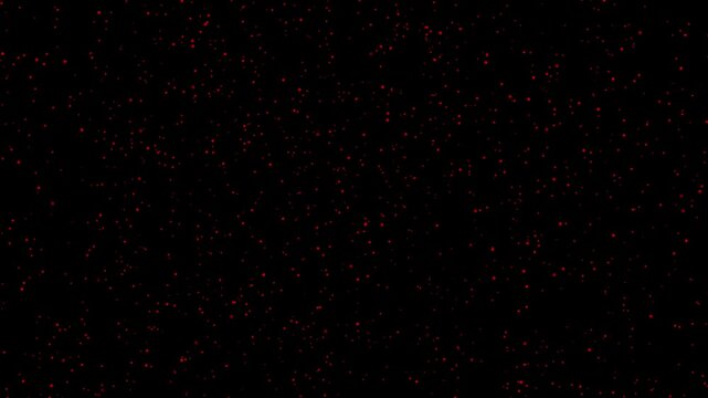 Red Particles Falling Against Black Background Abstract Background image photo