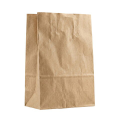 Blank brown paper grocery shopping bag standing upright © BTG