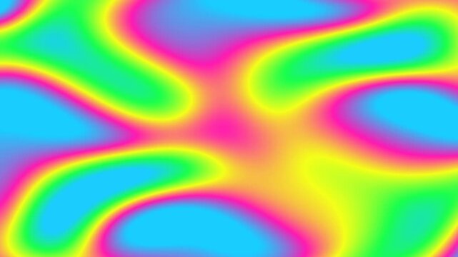 Vibrant fluid colorful abstract background with wavy shapes and gradient colors