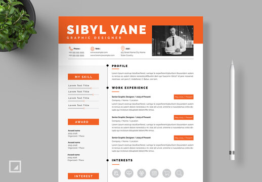 Clean and Elegant Resume Layout