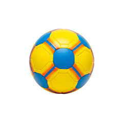 Fototapeta premium A colorful soccer ball on transparent background