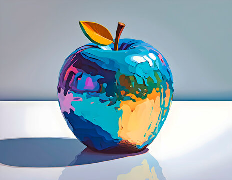 surreal apple