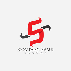 Business corporate S letter logo