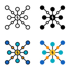 Decentralized Grid is a distributed power network operating without central control dependence.