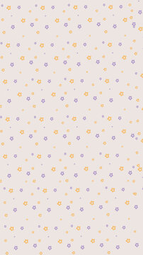 seamless pattern with colorful flowers