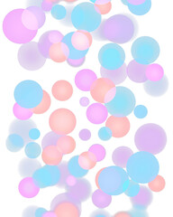 Light effect overlay with transparent background and vibrant particles