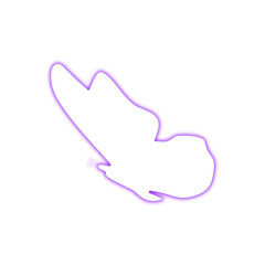 Butterfly Purple Neon