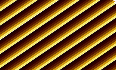 Obraz premium Seamless Gold and Dark Brown Diagonal Stripes Pattern, Elegant Luxury Geometric Line Background Design for Wallpaper, Textile and Decorative Use