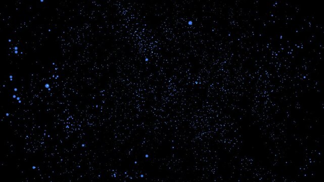Abstract background with particle motion background. Colorful neon particles shining motion explosion. Christmas, New Year, holiday, wedding intro outro 3d animation