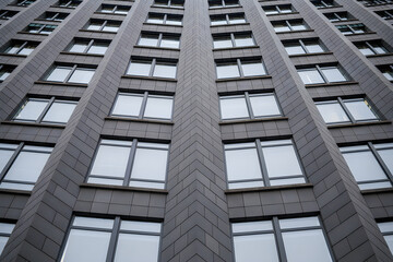 A tall building with many windows