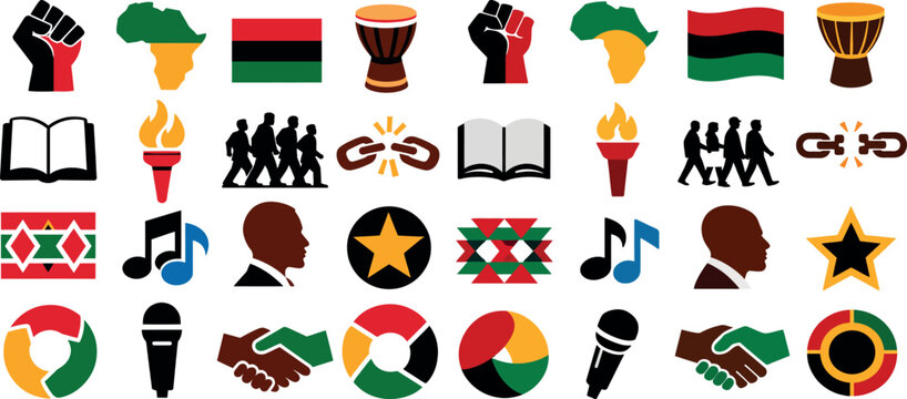 Black History Icons Music, Culture, Unity, and African Heritage