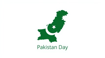 Celebrating the national holiday of pakistan with a vibrant map illustration